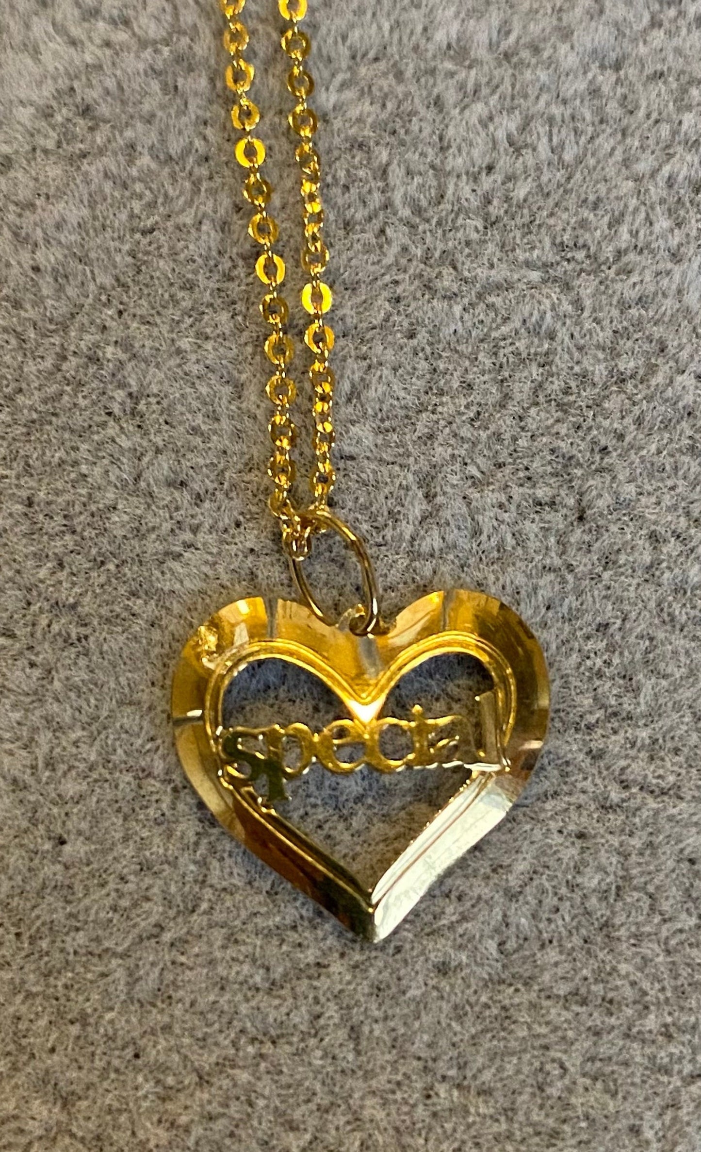 14K Gold Special Heart Necklace