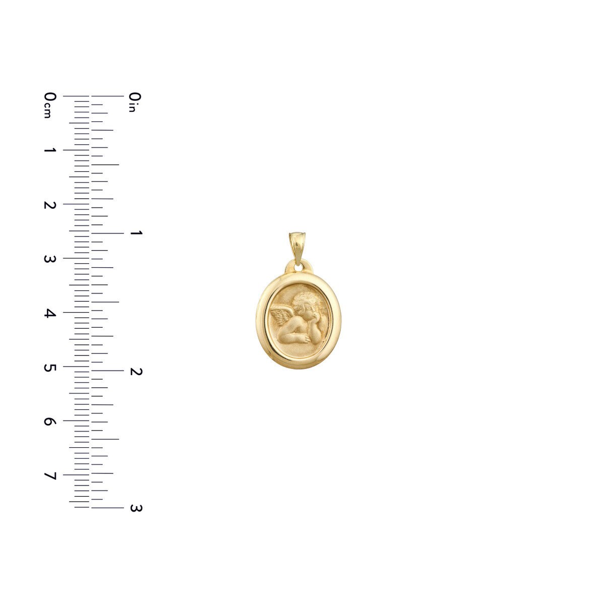 14k Cupid Charm