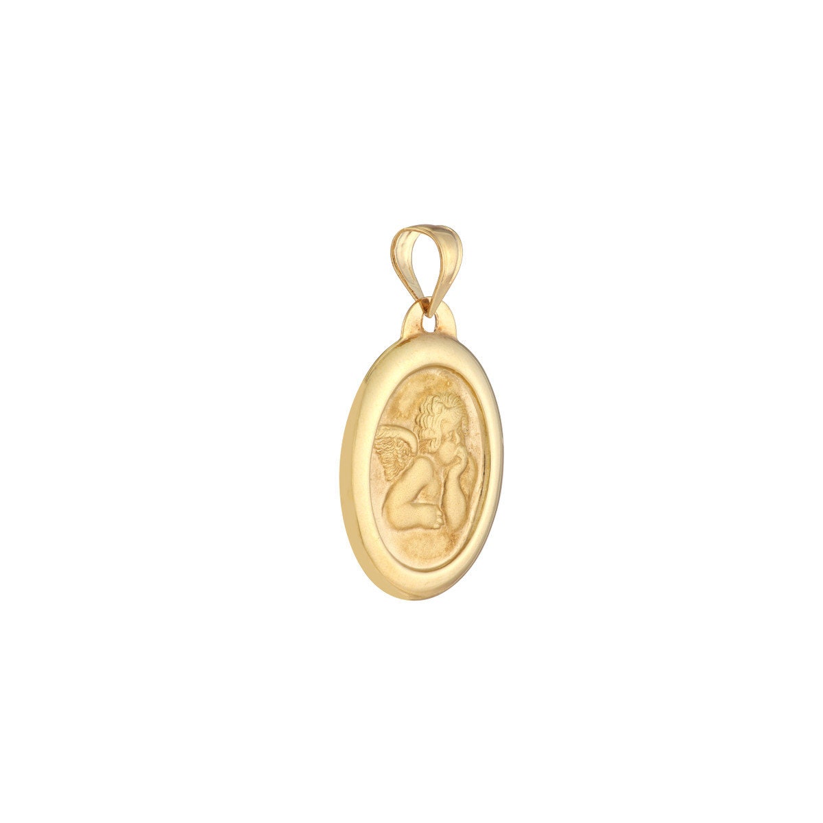 14k Cupid Charm