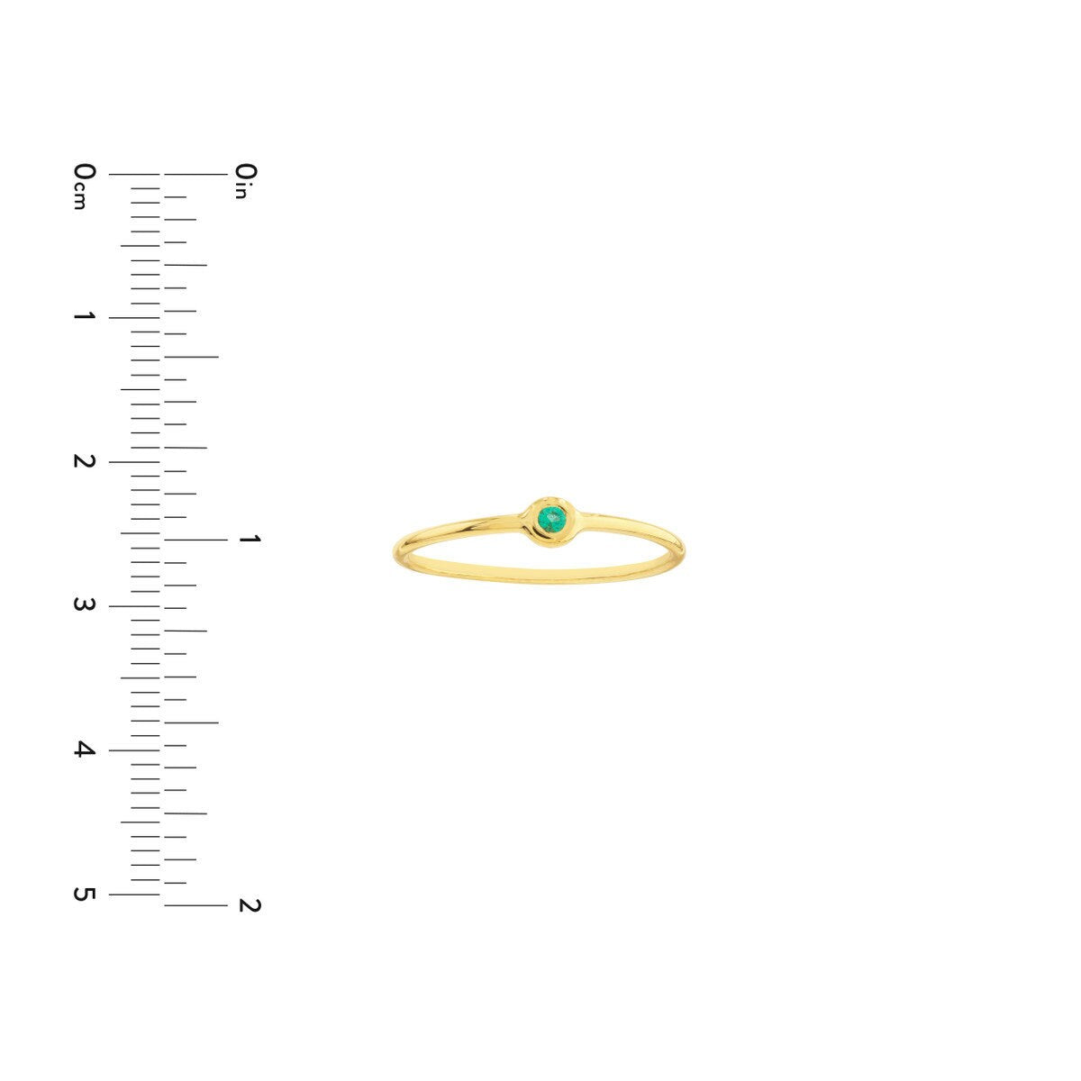 14k Bezel Wire Ring
