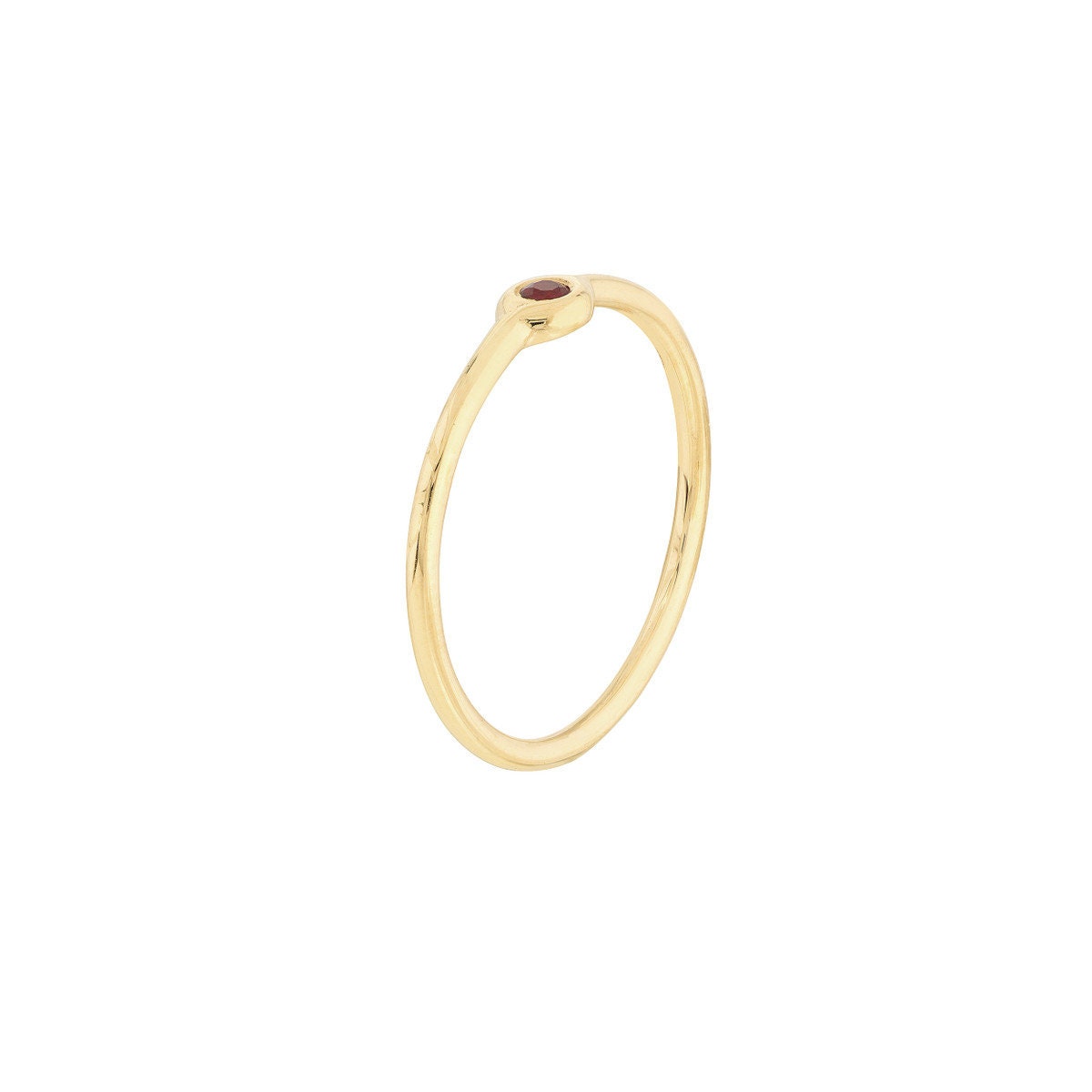 14k Bezel Wire Ring