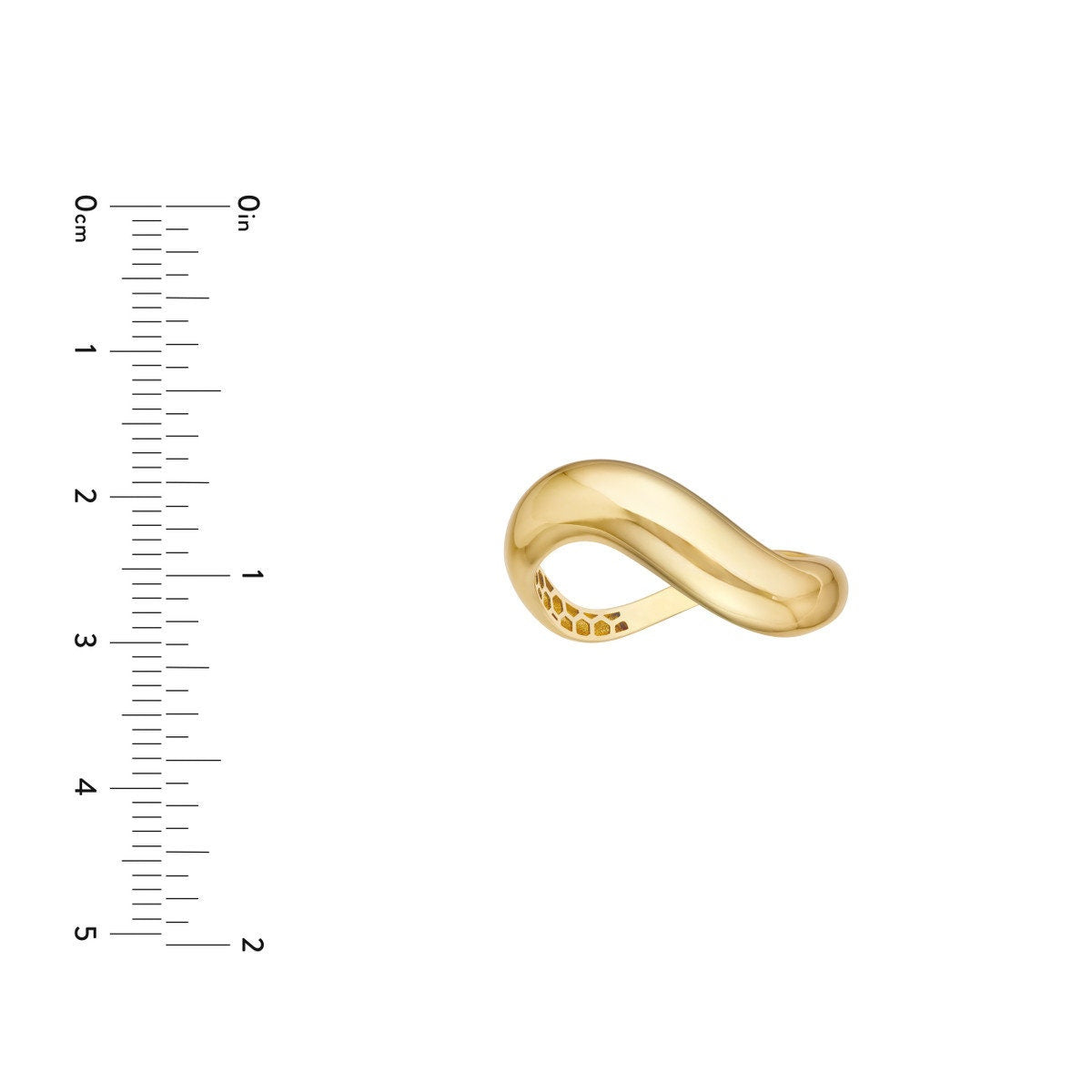 14K Curvy Band