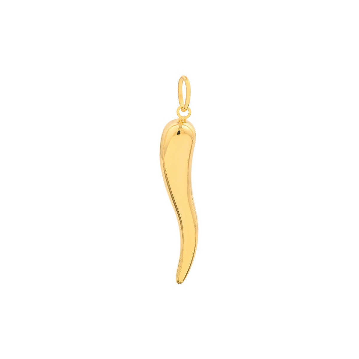 14k Italian Horn Charm