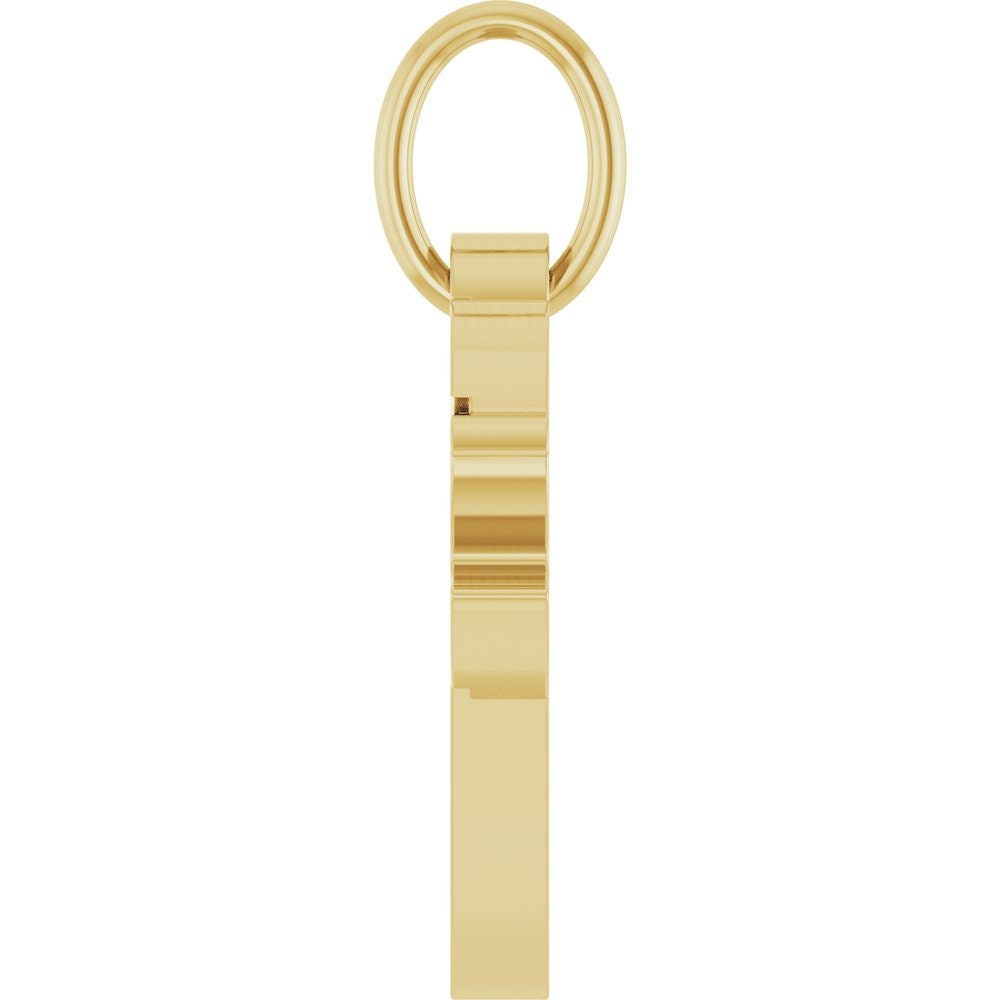 14k Diamond Scroll Heart