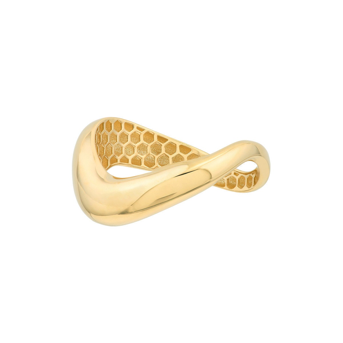 14K Curvy Band