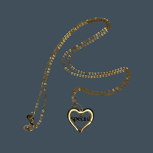 14K Gold Special Heart Necklace