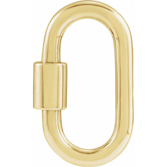 14K Yellow Carabiner