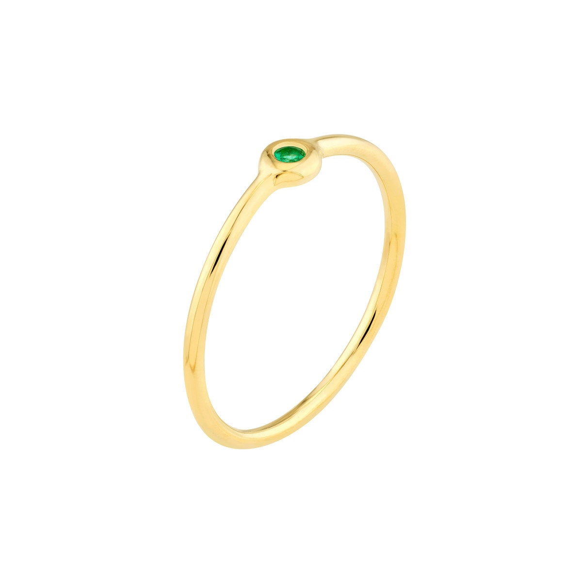 14k Bezel Wire Ring