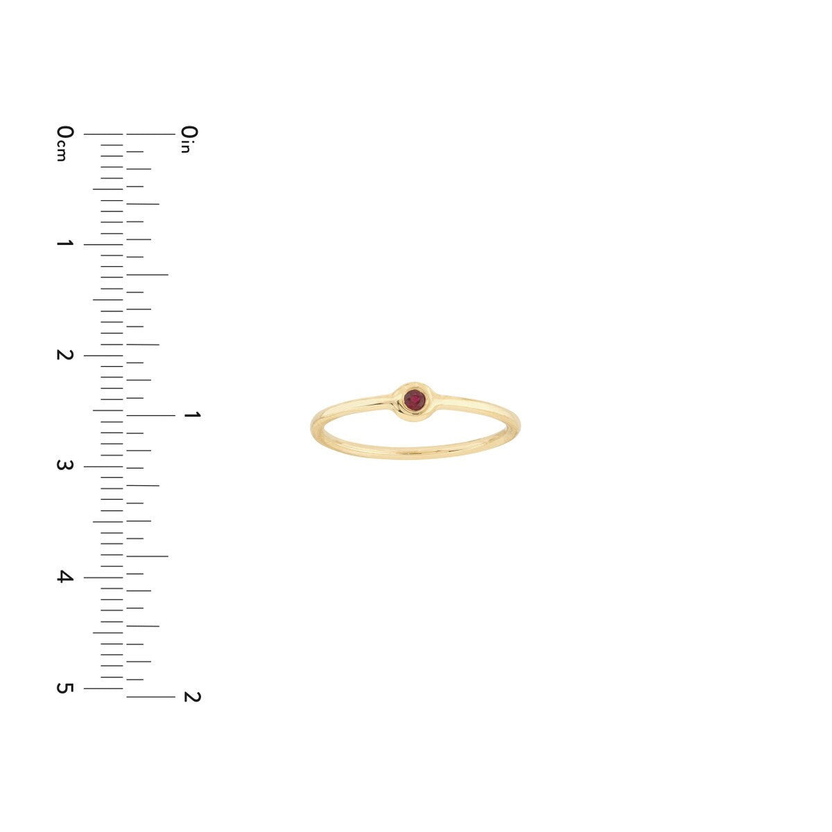 14k Bezel Wire Ring