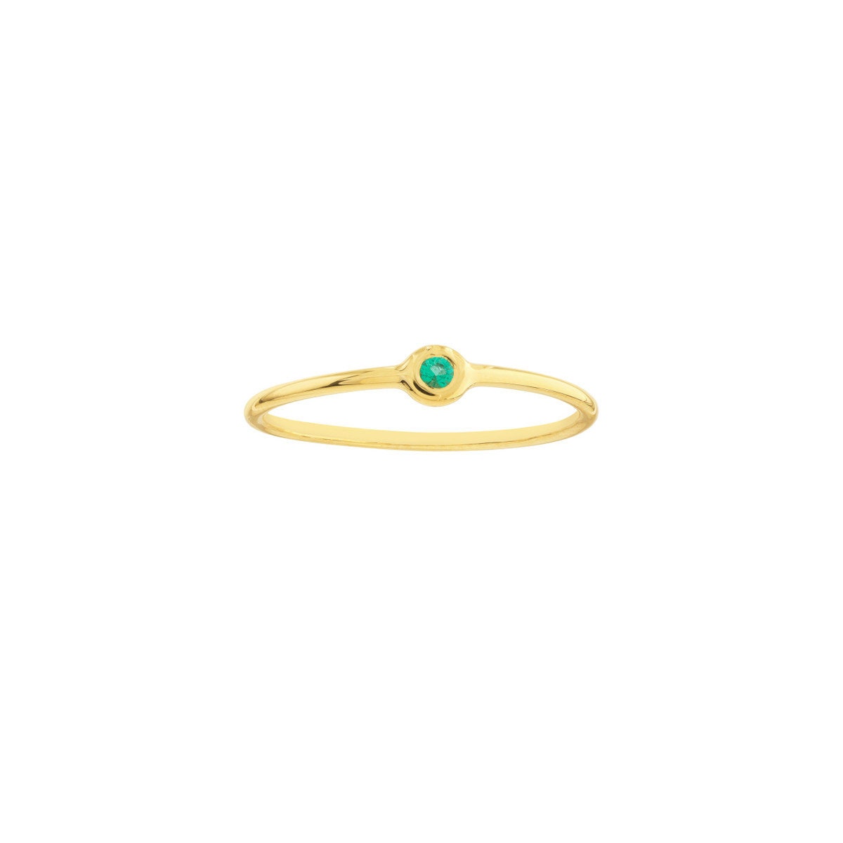 14k Bezel Wire Ring