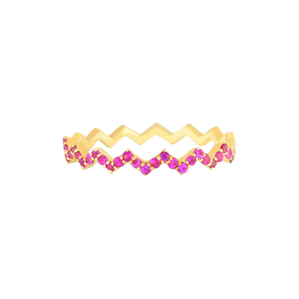 14k Zig Zag Ring