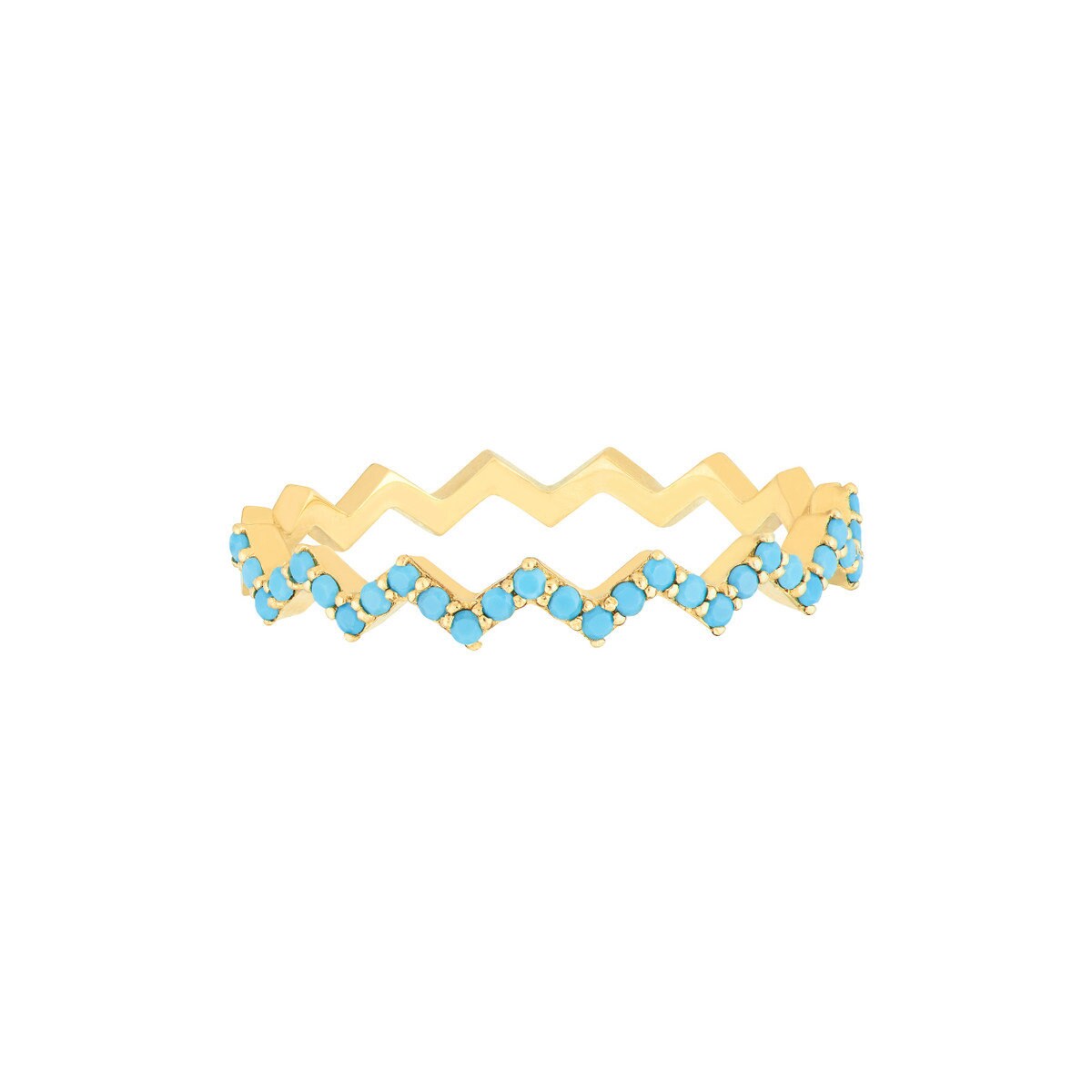 14k Zig Zag Ring