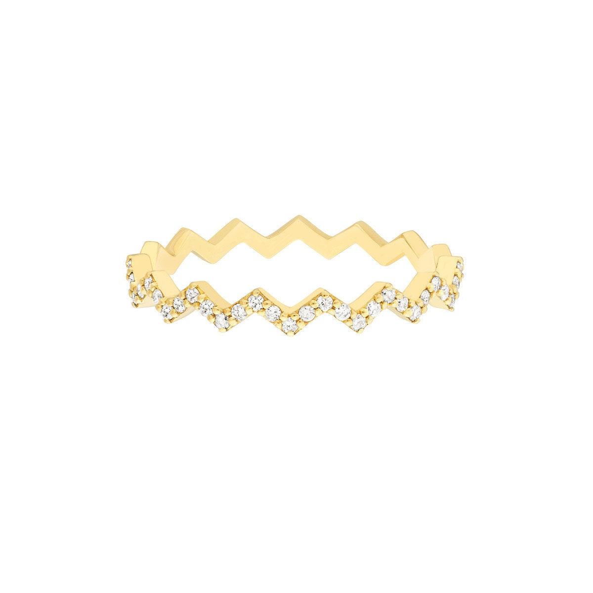 14k Zig Zag Ring