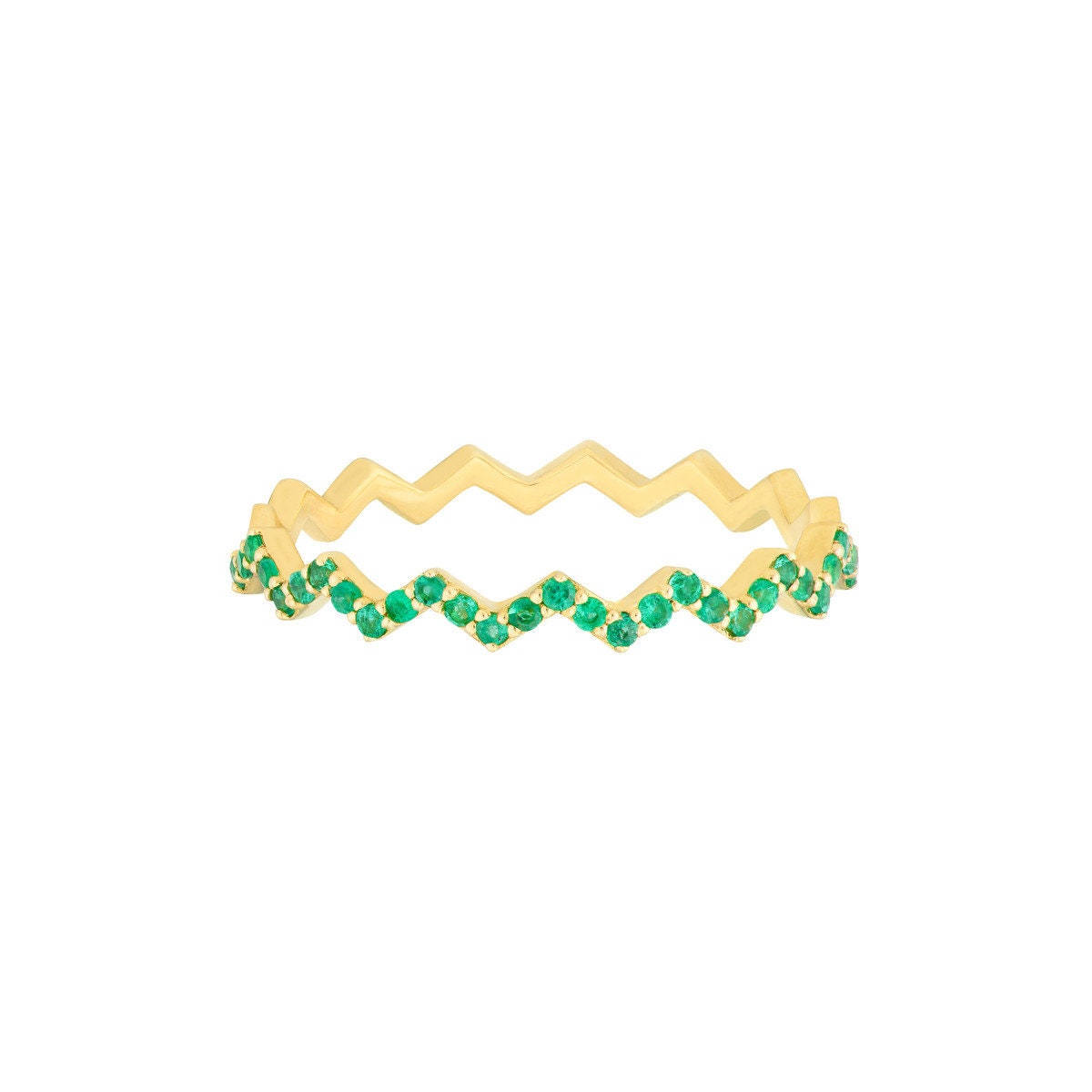 14k Zig Zag Ring