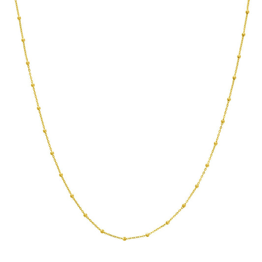 14k Faceted Bead Chain