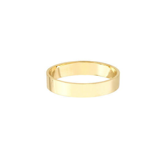 14k Thick Band Ring