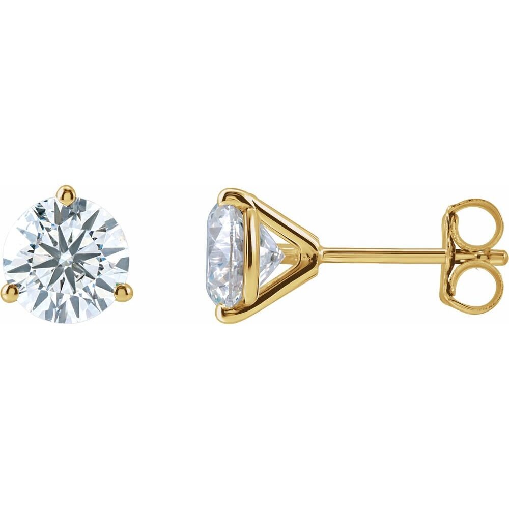 14k Diamond Stud Earrings