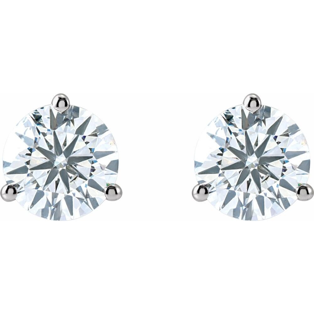 14k Diamond Stud Earrings