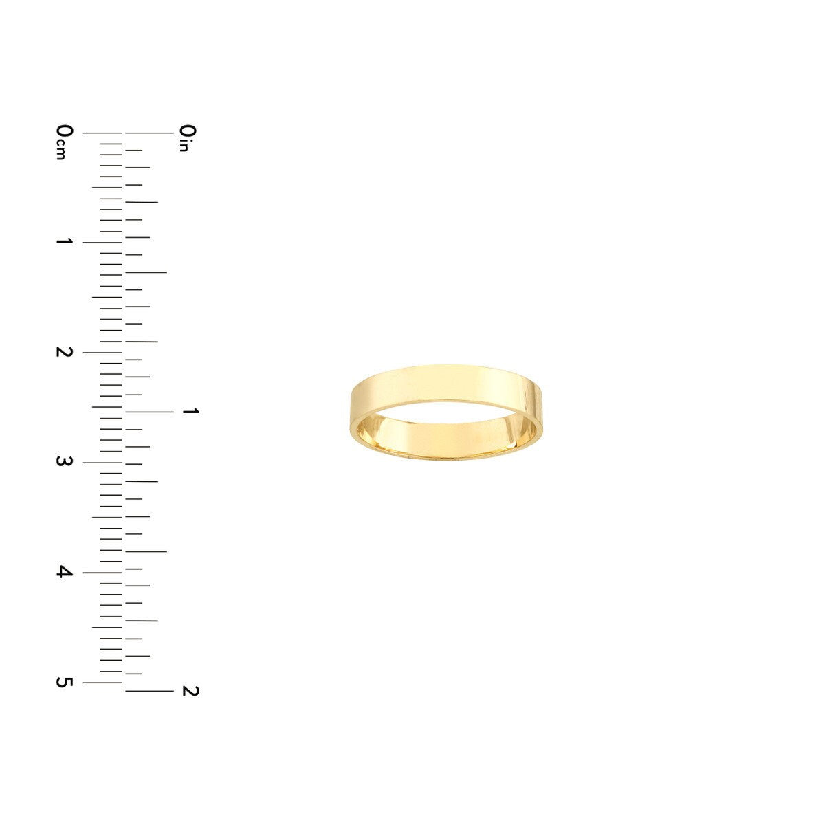 14k Thick Band Ring