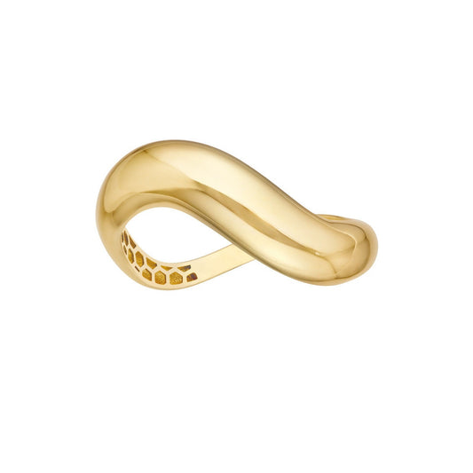14K Curvy Band