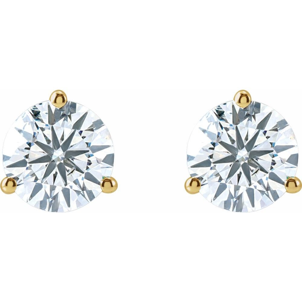 14k Diamond Stud Earrings