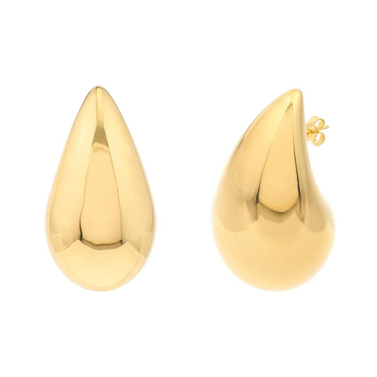 14k Jumbo Teardrop Earring