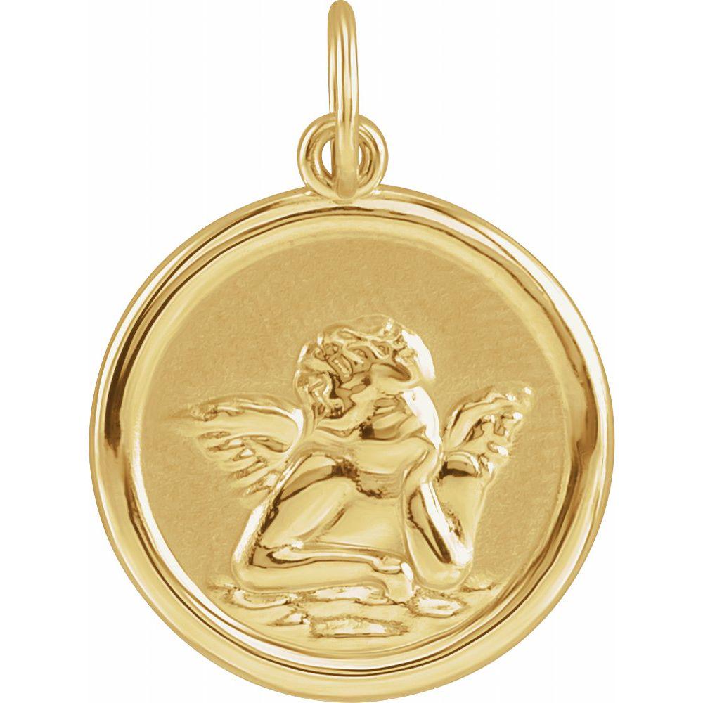 14k Cherub Charm
