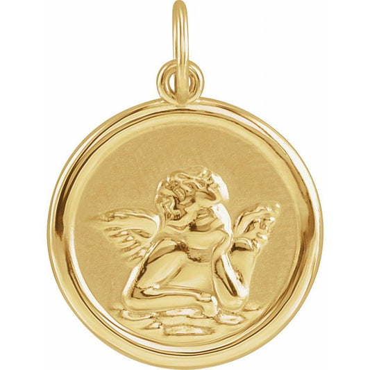14k Cherub Charm