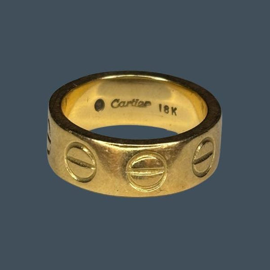 18k Yellow Gold Cartier/Fartier Ring