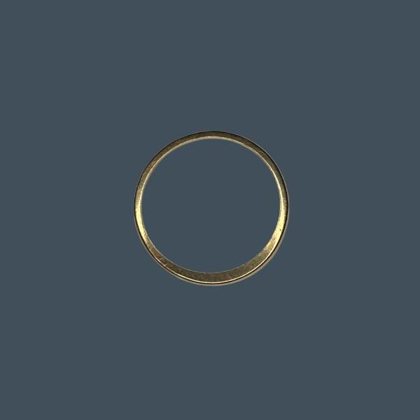 14k Thin Domed Ring