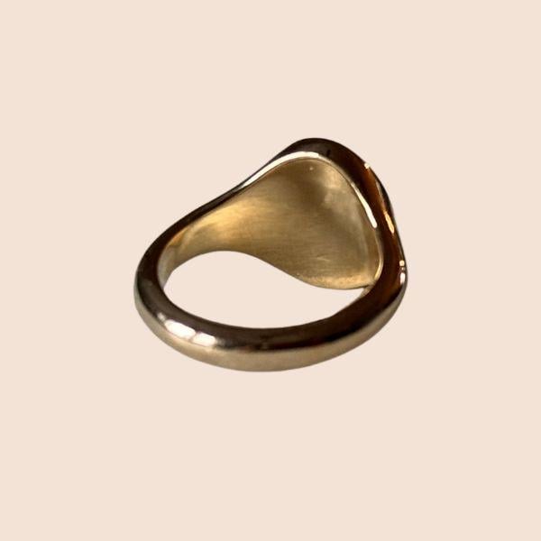 14k Victorian Forever Signet Ring
