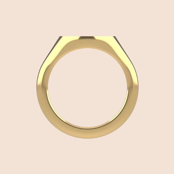 14k Victorian Forever Signet Ring