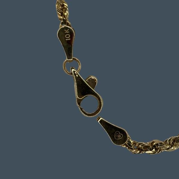 10k Yellow Gold Rope Chain